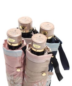 MOONBAT 【雨傘】ランバン　オン　ブルー (LANVIN en Bleu) 花柄 プリント 折りたたみ傘