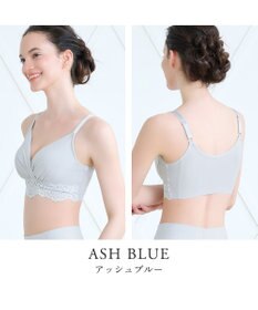 BRADELIS New York 【BRADELIS NewYork peace】綿混ストレッチハイブリッドハートカップブラ25 ブラデリス 吸汗 速乾機能 補正 ブラジャー