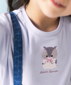 ANY KIDS オーガビッツアニマルサガラ刺繍Ｔシャツ