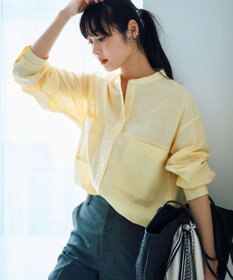 ANY コットンリネンシャツ