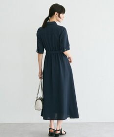 YECCA VECCA 【接触冷感】ベルト付きシャツワンピース