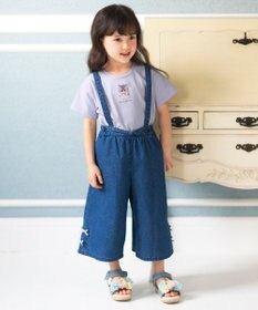 ANY KIDS オーガビッツアニマルサガラ刺繍Ｔシャツ