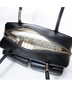 UNBILLION カシュカシュ cachecache / ダブルポケットロングハンドルボストンバッグ