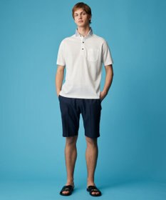 JOSEPH ABBOUD 【リネン素材/吸水速乾/日本素材】リネンハニカム ダディ ポロシャツ