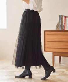 AMERICAN HOLIC ティアードチュールスカート