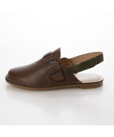 ing <ing>シングルモンクデザインバックストラップシューズ