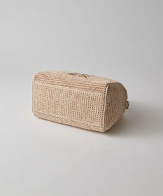 russet ナイロンラフィアミニボストンバッグ(CE-1715)