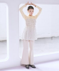 earth music&ecology ドットバルーンキャミチュニック