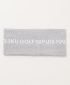 23区GOLF 【MEN】【ウォッシャブル】スヌード付き 裏モールパーカー ニット