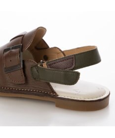 ing <ing>シングルモンクデザインバックストラップシューズ