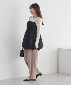 earth music&ecology ドットバルーンキャミチュニック