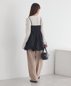 earth music&ecology ドットバルーンキャミチュニック