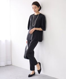 UNFILO L フロントスリットパンツ