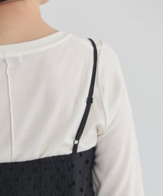 earth music&ecology ドットバルーンキャミチュニック