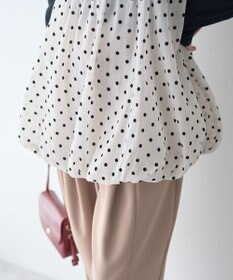 earth music&ecology ドットバルーンキャミチュニック