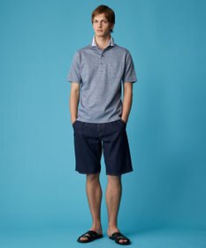 JOSEPH ABBOUD 【リネン素材/吸水速乾/日本素材】リネンハニカム ダディ ポロシャツ