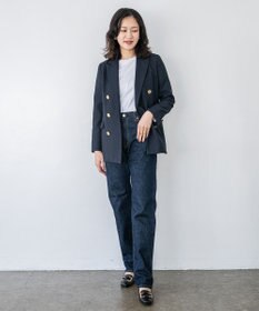 caqu boy`s cutⅡ テーパードストレートデニム ワンウォッシュ