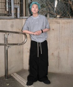 WEGO 【ユニセックス着用ITEM/MLサイズ展開】コールドダイスウィッチングロゴT（SS）