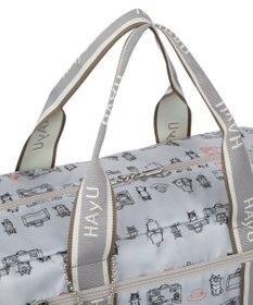 ACE BAGS & LUGGAGE HAyU × ace.  フォールディング 折り畳みボストンバッグ 猫柄 32L 17863