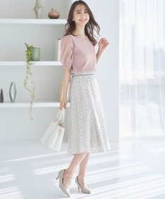 洗える】コードレースフレア スカート / any SiS S | ファッション通販 