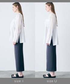 uncrave リヨセルシルクローン シャツ