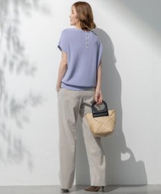 23区 S 【洗える】コットンアセテート オーバーサイズ ニット