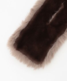 自由区 リバーシブルフェイクファーティペット