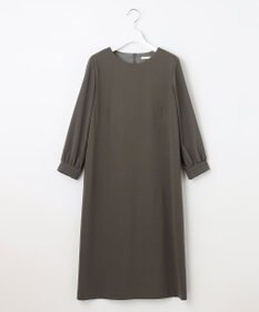 自由区 L 【洗える】WASHABLEPONTE シフトワンピース