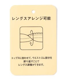 ANY 【ウエストゴム】シャンブレーライクティアード スカート