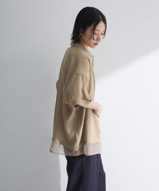 Green Parks 裾レイヤードショートスリーブシャツ