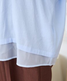 Green Parks 裾レイヤードショートスリーブシャツ