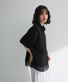 Green Parks 裾レイヤードショートスリーブシャツ