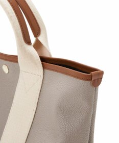 TOPKAPI 【Breath TOPKAPI】スコッチグレイン ネオレザー ミニ トート バッグ ショルダー付き S