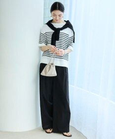 UNFILO L シアーワイドパンツ