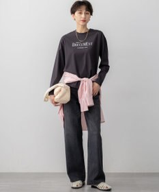 23区 【洗える】ロゴプリント コットン Tシャツ