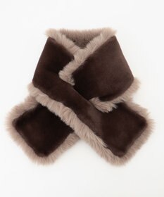 自由区 リバーシブルフェイクファーティペット