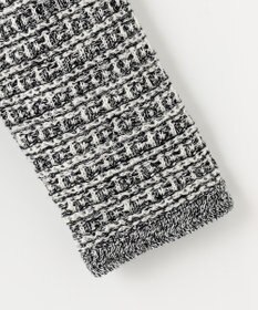 J.PRESS LADIES 【洗える】TWEED KNIT ミドル カーディガン