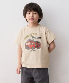 ANY KIDS 車プリント 半袖Tシャツ