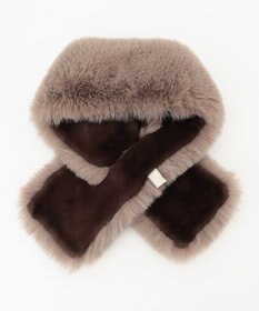 自由区 リバーシブルフェイクファーティペット