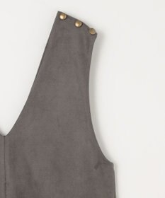 ANY L 【洗濯機可能/ストレッチ】スエードライクジャンスカ