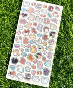 WEGO 【シール】ちびねこちゃんステッカー