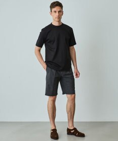 GOTAIRIKU 仕事で着られる綿100%【クルー以上モック未満】カバーネック DRESS Tシャツ(25年モデル)