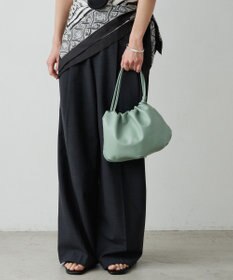 russet レザー巾着4WAYショルダーバッグ(CE-1454)