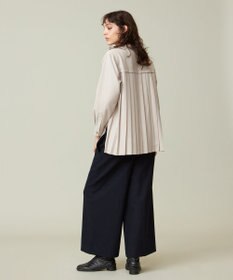 J.PRESS YORK STREET 【WOMEN】バックプリーツ ブラウス