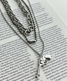 WEGO 3Pメタルモチーフネックレス