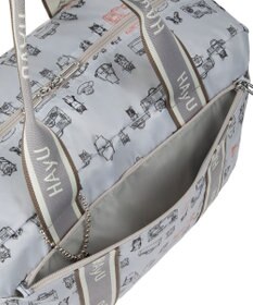 ACE BAGS & LUGGAGE HAyU × ace.  フォールディング 折り畳みボストンバッグ 猫柄 32L 17863