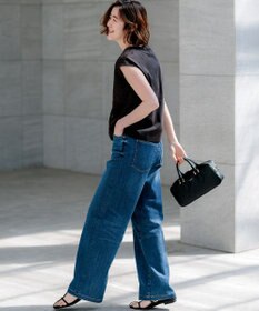 23区 【先行予約】コードエンブロイダリージャージー フレンチスリーブ カットソー