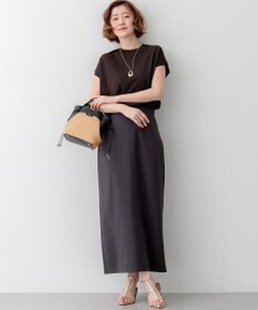 23区 L 【先行予約】レーヨンポリエステルストレッチ フレンチスリーブ ニット