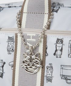 ACE BAGS & LUGGAGE HAyU × ace.  フォールディング 折り畳みボストンバッグ 猫柄 32L 17863