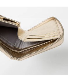 UNBILLION ペルケ perche / ドット型押しラウンドパームフィット財布